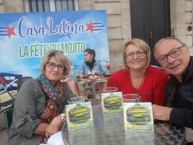 Terrasse de la Casa Latina pendant la Fête du Mojito